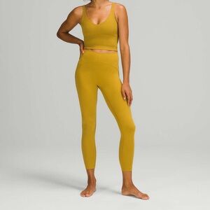 Lululemon Instill High-Rise Tight 25" In Auric Gold Size 12